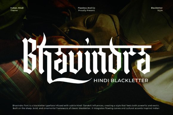 Bhavindra: A Bold Blackletter with Indian Soul
