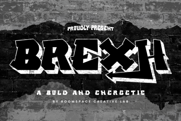 Brexh Regular: Bold Graffiti Font for Fearless Design