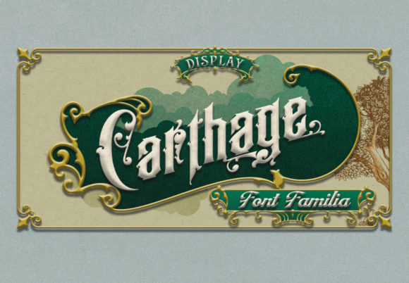 Carthage: Merging Blackletter Grit with Modern Design Punch