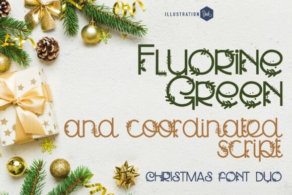 Fluorine Green Duo: A Botanical Approach to Holiday Design