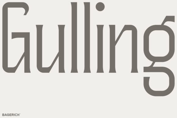 Gulling: The Typeface Where Sci-Fi Precision Meets Medieval Power
