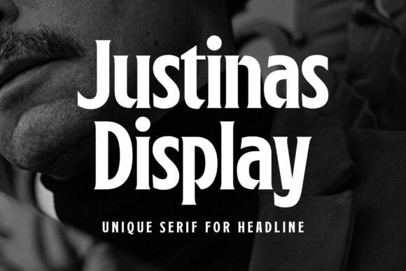 Justinas: A Display Serif for Bold Headlines