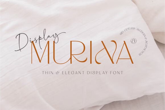 Murina Display: A Typeface with Mid-Century Soul and Modern Polish