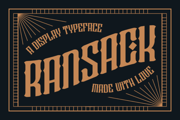 Ransack Font: The Blackletter Typeface for Modern Edge