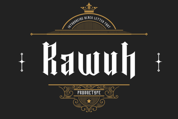 Rawuh: Gothic Black Letter for Bold Designs