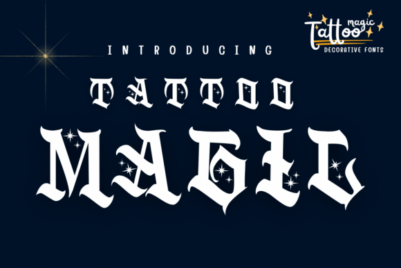 Tattoo Magic: A Typeface Blending Rebellion with Fantasy