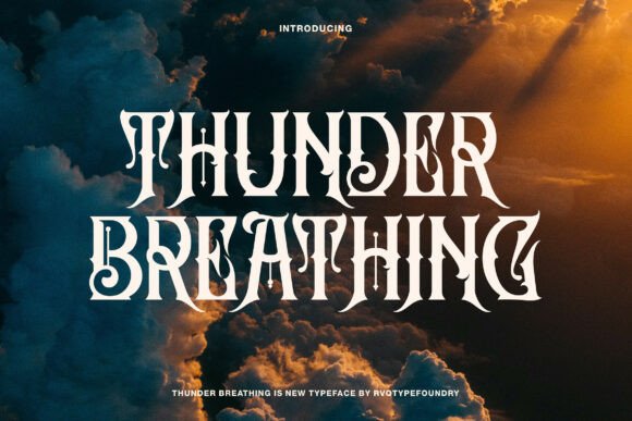 Thunder Breathing: A Black Letter Typeface for Timeless Design