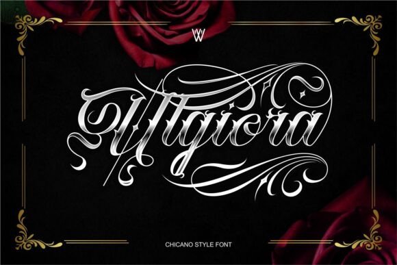 Ulgiora Edgy Chicano: Bold Script Meets Blackletter