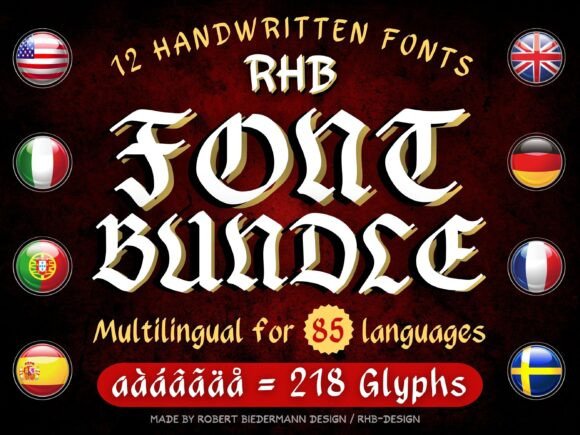 Unleash Artistic Flair with the RHB Handwritten Bundle