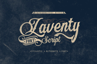 Unleash Vintage Charm with Laventy Script
